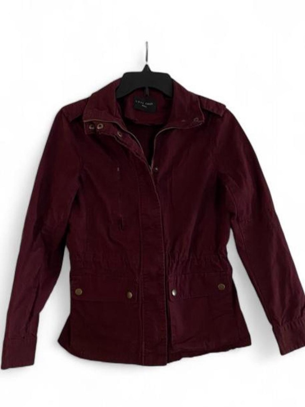 Love Tree Burgundy Utility Anorak Jacket